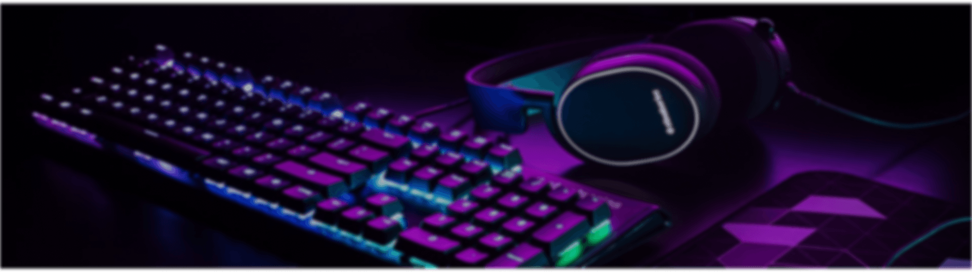 Gaming keyboard background